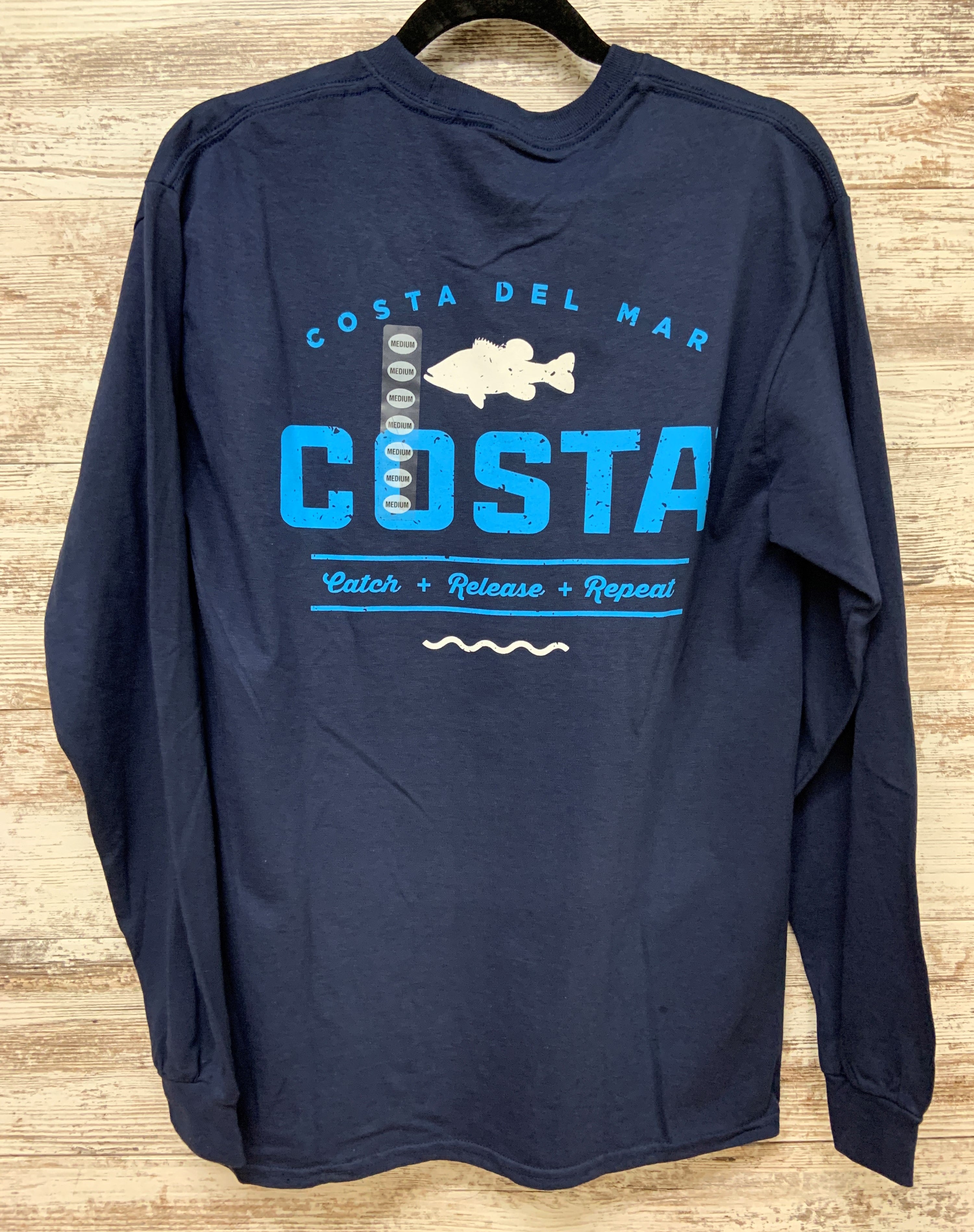 Catch Release Repeat Costa Long Sleeve - Shirts & Tops - Costa - Butch's  Tackle & Marine - Torch Lake Apparel, Sweatshirts, Gifts & Tritoon Rentals