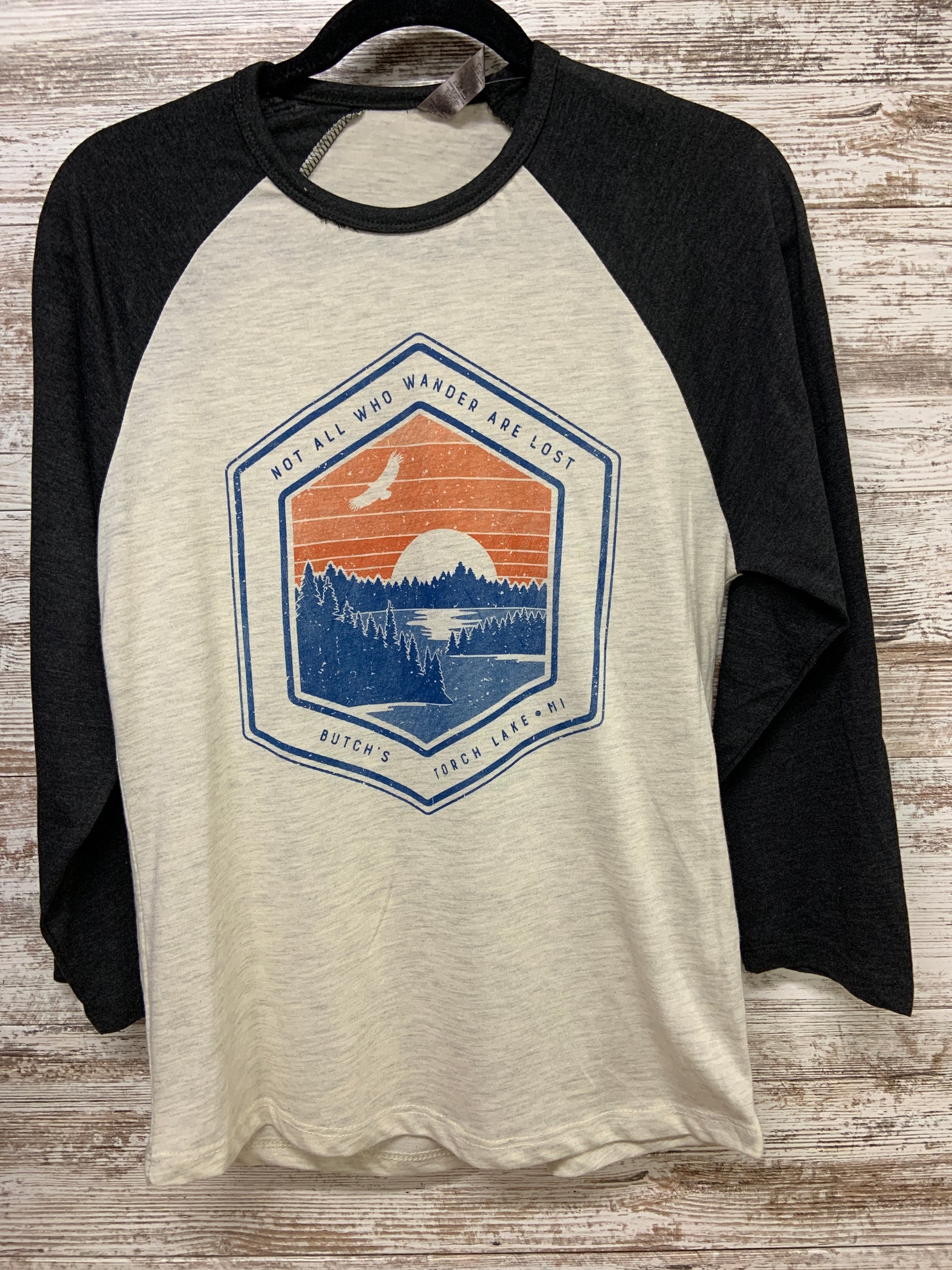Wandering Raglan Surf Shirt  - 3/4 sleeve