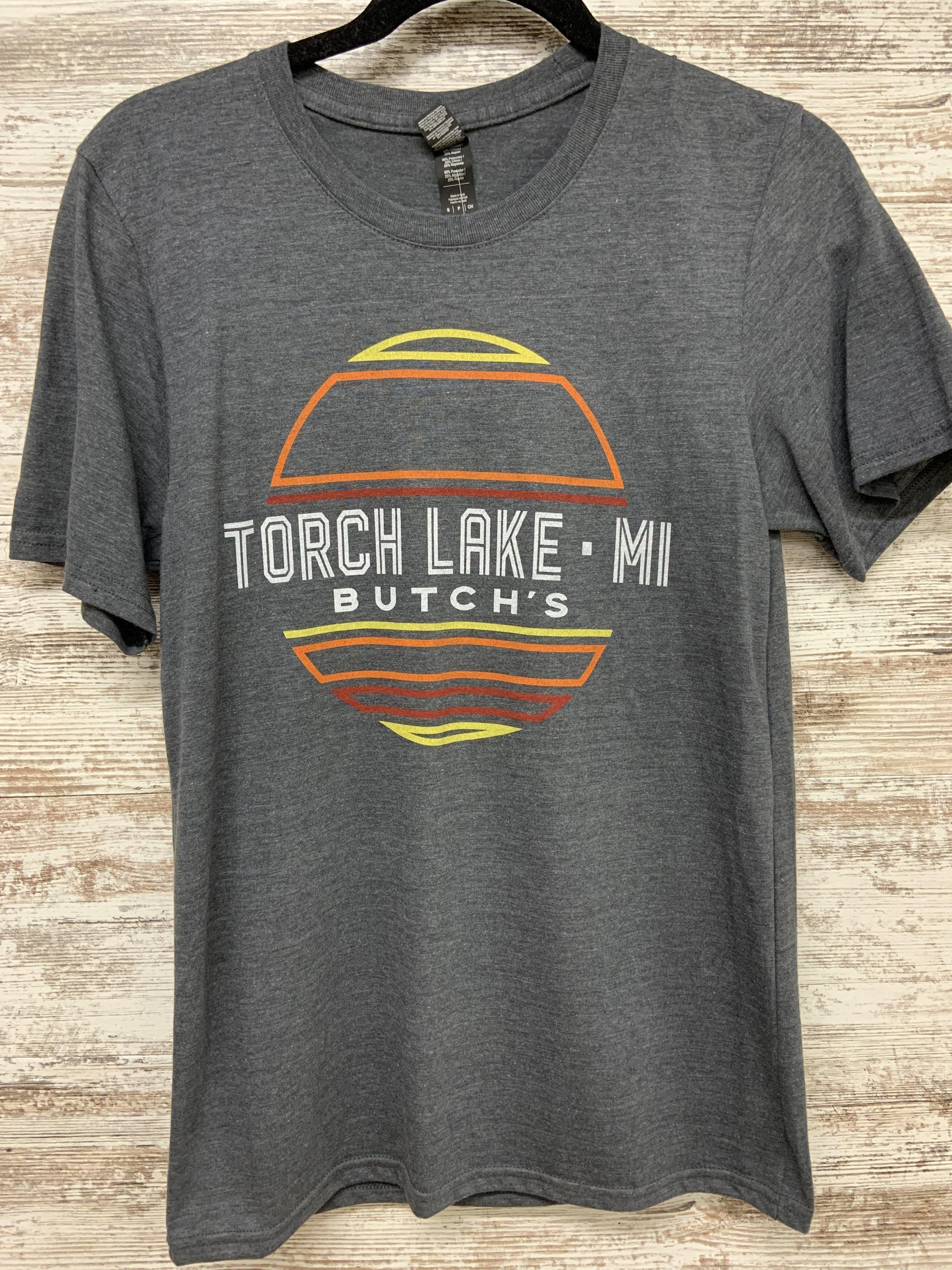 Blazing Torch Sun Tshirt - Butch's Tackle & Marine - Pontoon Rentals on Torch Lake