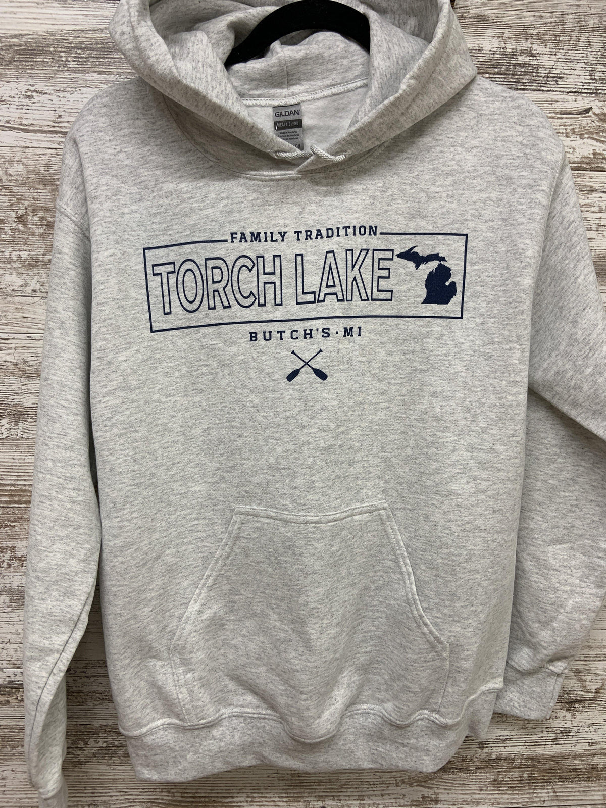 Family Tradition Hoodie - Butch&#39;s Tackle &amp; Marine - Pontoon Rentals on Torch Lake