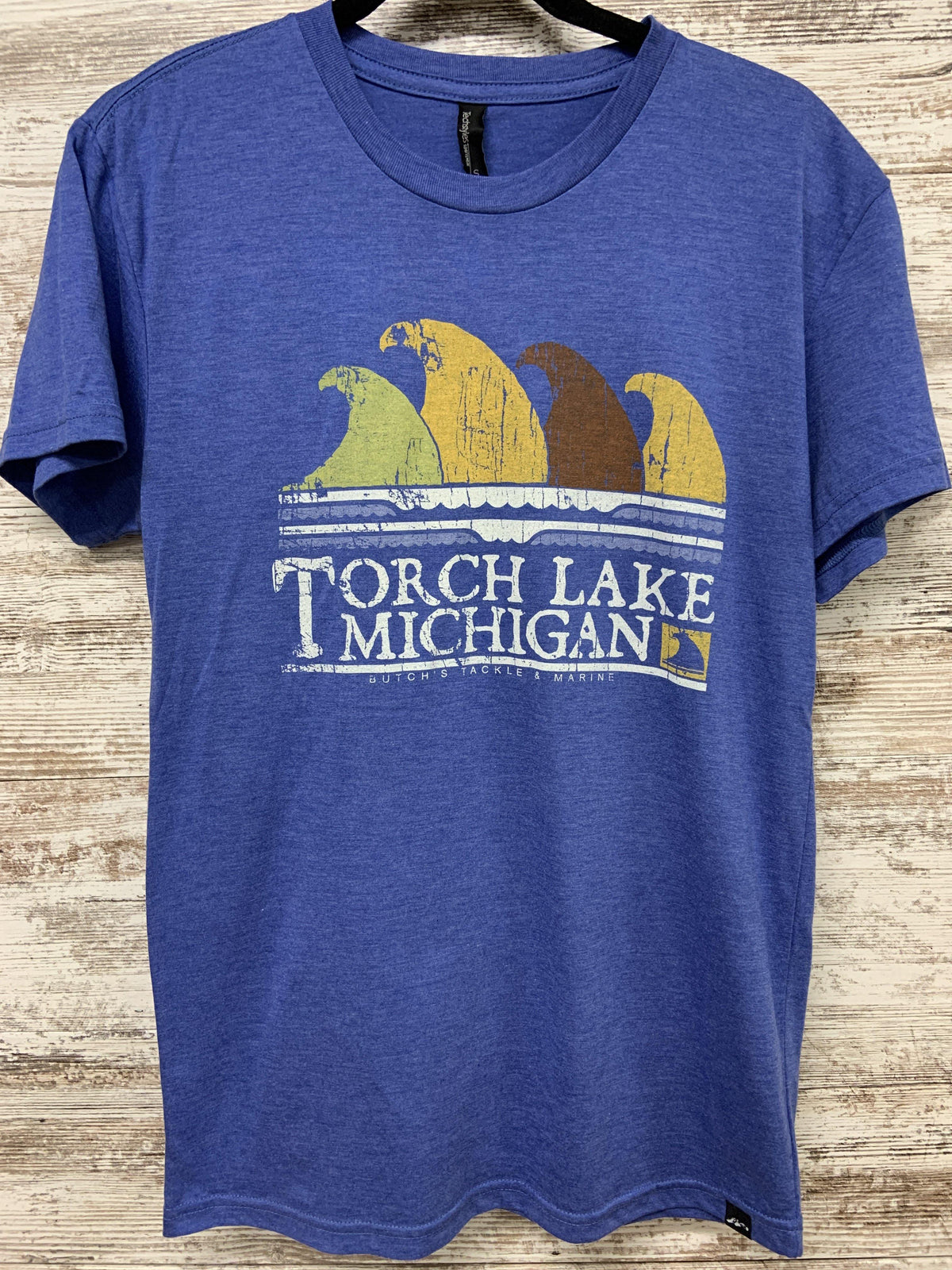 Fall Waves on Torch Tshirt - Butch&#39;s Tackle &amp; Marine - Pontoon Rentals on Torch Lake