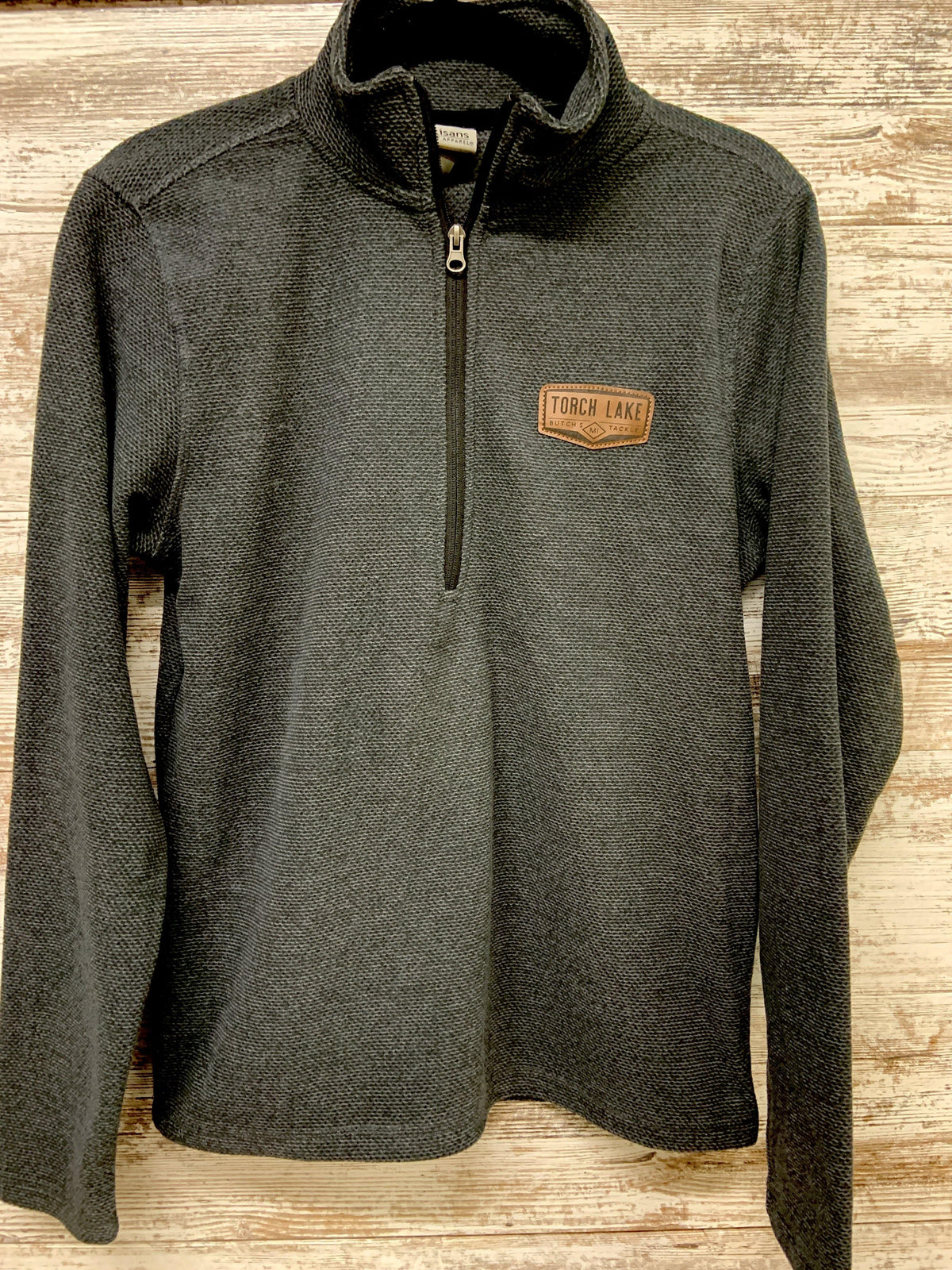 Lightweight Fleece Patched Pullover - Butch&#39;s Tackle &amp; Marine - Pontoon Rentals on Torch Lake