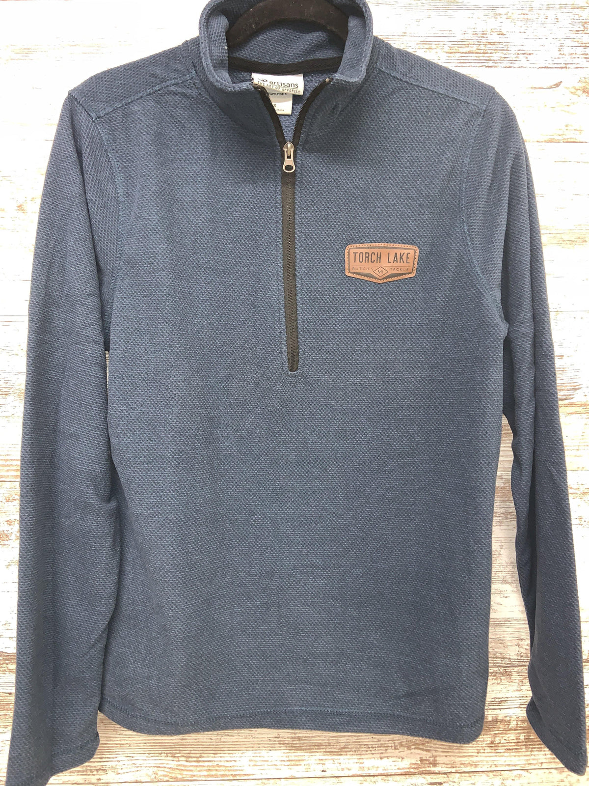 Lightweight Fleece Patched Pullover - Butch&#39;s Tackle &amp; Marine - Pontoon Rentals on Torch Lake