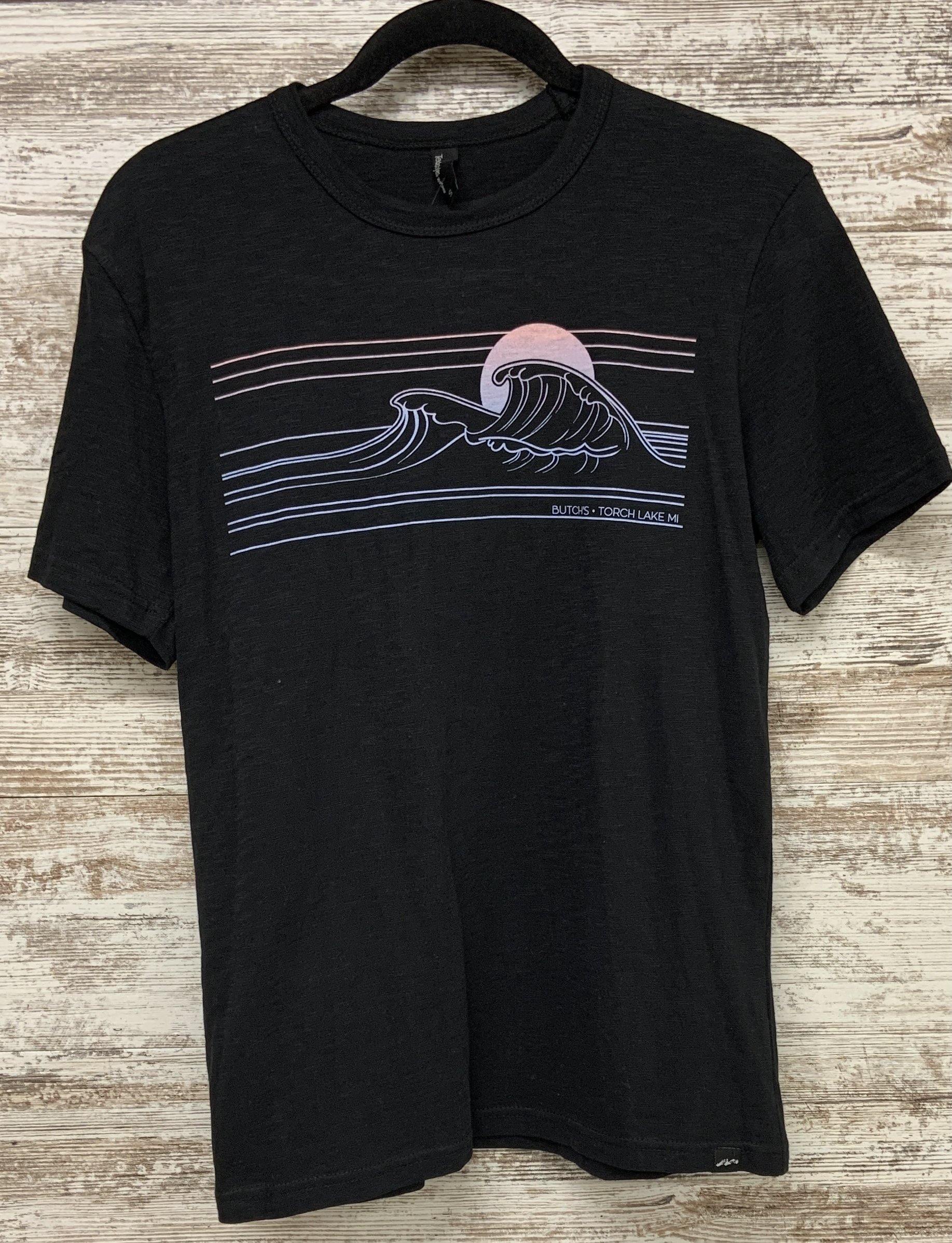 Night Waves Tshirt - Butch's Tackle & Marine - Pontoon Rentals on Torch Lake