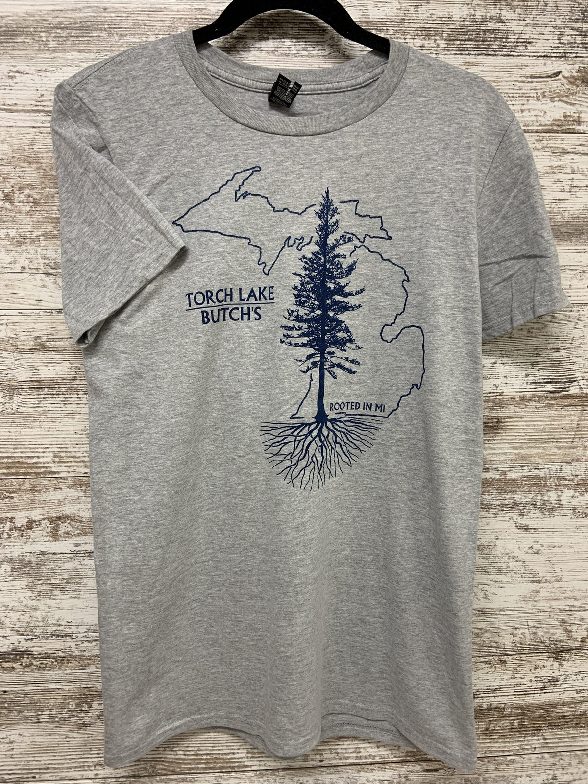 Rooted Tshirt - Butch&#39;s Tackle &amp; Marine - Pontoon Rentals on Torch Lake