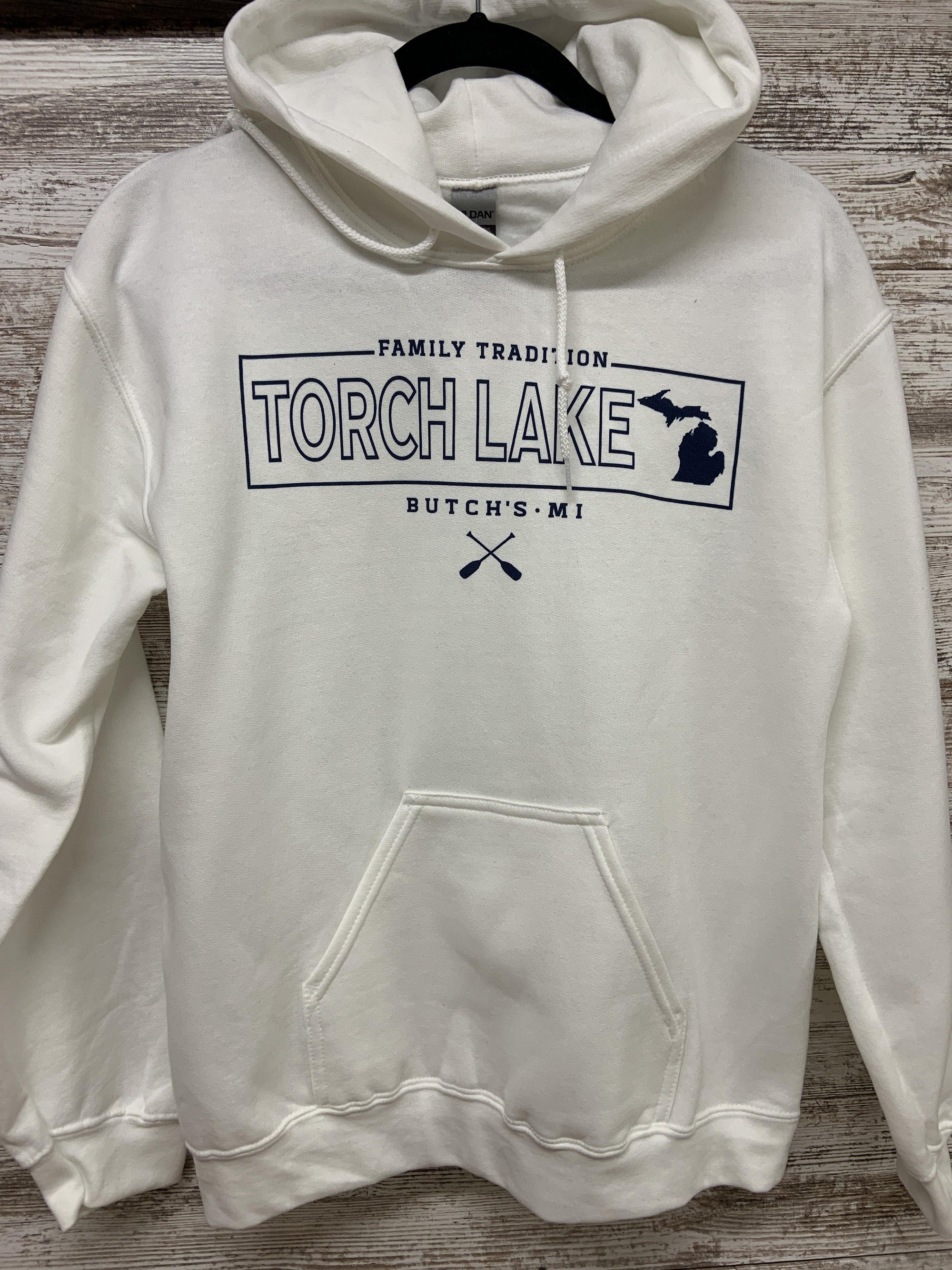 Family Tradition Hoodie - Butch's Tackle & Marine - Pontoon Rentals on Torch Lake