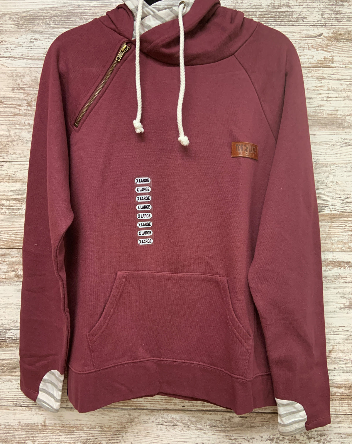 Stripes, Zippers &amp; Patches Oh My! Hoodie