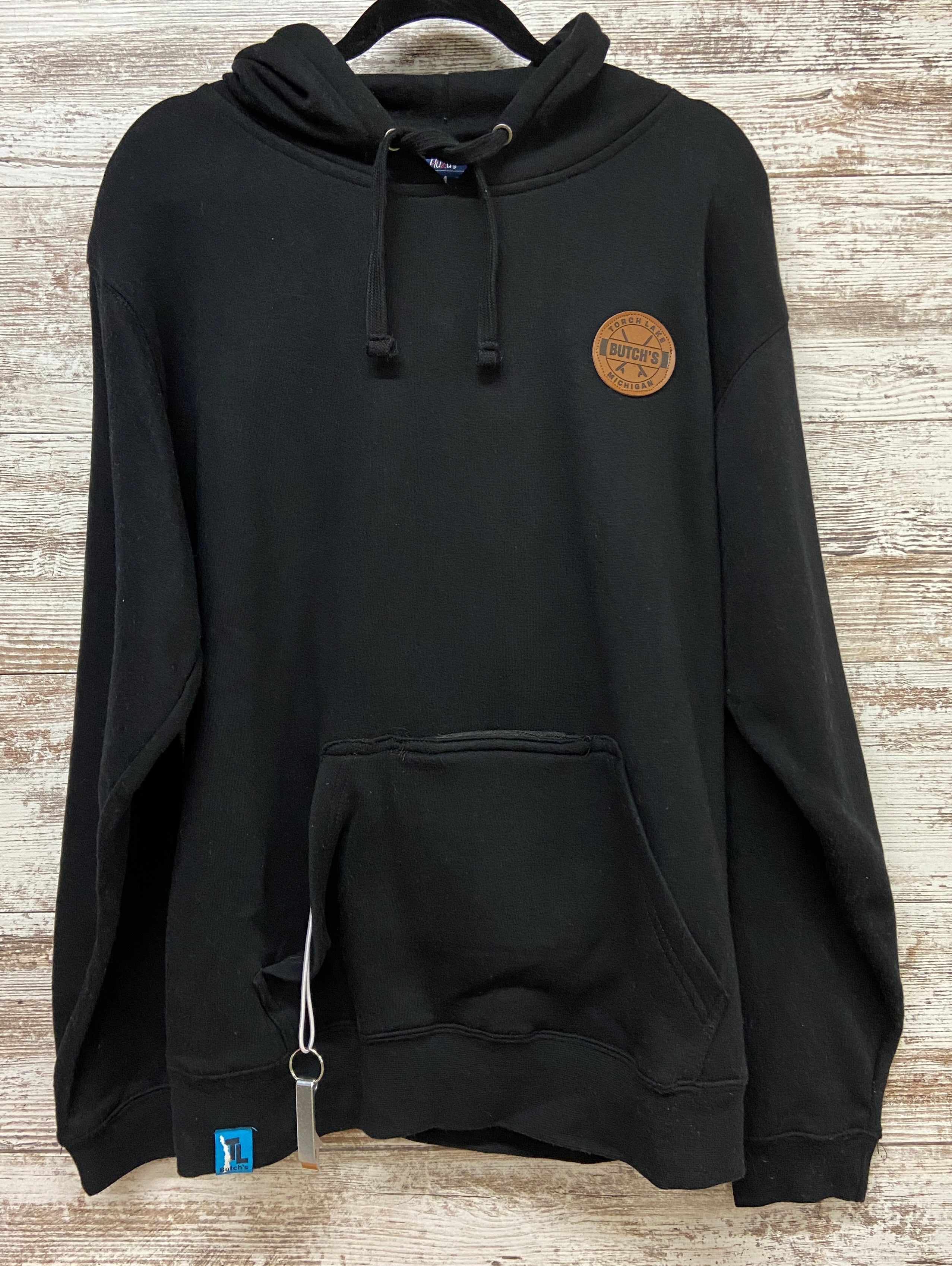 Hoodie with sales koozie pocket