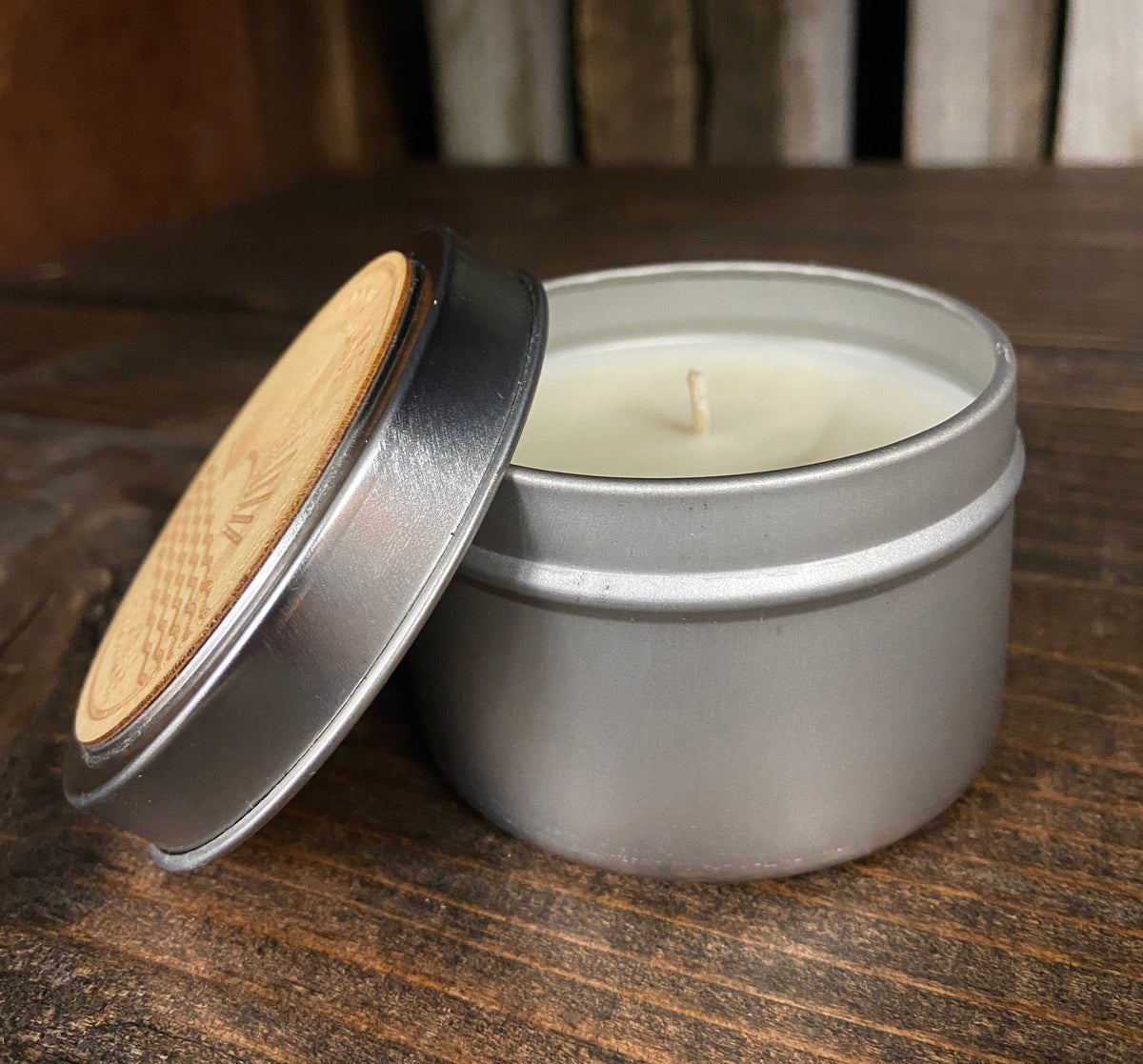 Wooden Accents Candle
